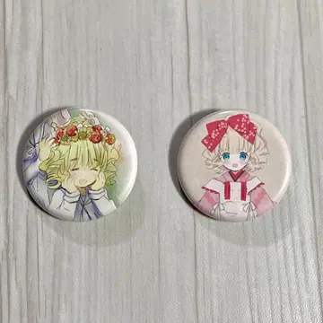 로젠메이든 0 제로전 히나이치고 캔뱃지 2개 세트 탄생 15주년 니코이치