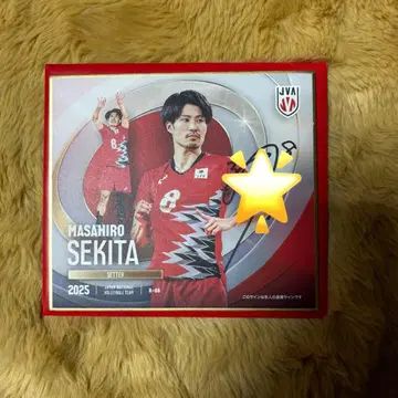 배구 남자 일본 대표 2025 트레이딩 mini 색지 세키타 세이다 선수