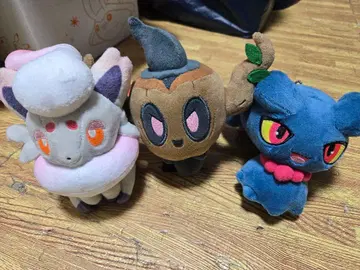 포켓몬 센터 축광 마스코트 조로아, 무우마, 보크레 3체 세트