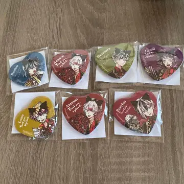 악마 집사와 검은 고양이 하트 캔뱃지