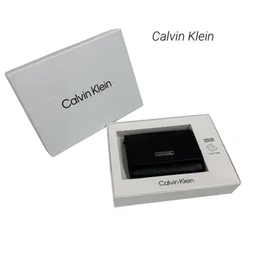 Calvin Klein 가죽 코인 케이스 캘빈클라인 CK 블랙