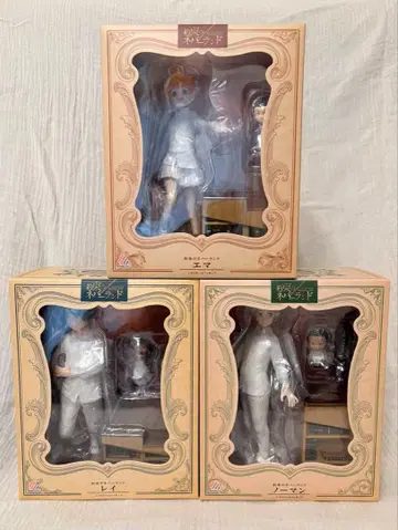 약속의 네버랜드 1/8 스케일 피규어 3종 세트