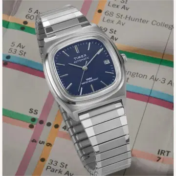 보호 필름 택 포함 타이맥스 네이비 1983 리이슈 TIMEX