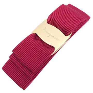 페라가모 바라 리본 머리핀 핑크 aq12742