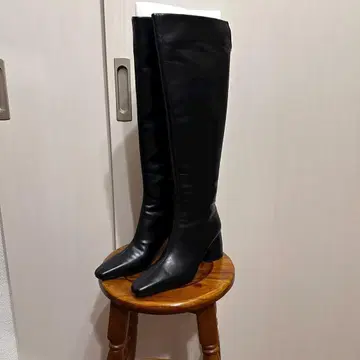 Ameri 센터라인 가죽 부츠 블랙 sh155