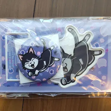 괴수 8호 호시나 고양이 캔뱃지&아크릴 스탠드 세트 호시나 소우시로