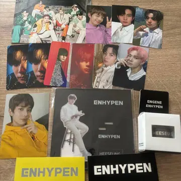 ENHYPEN 히승 트레이딩 카드 아크릴 스탠드 응원봉 엽서 세트