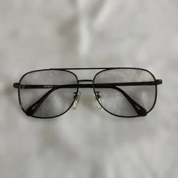 PUREX TITAN 브라운 안경 렌즈 없음