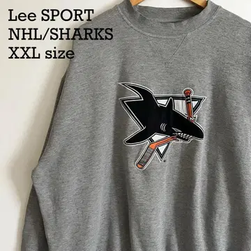 90s Lee SPORT NHL 산호세 샤크스 맨투맨 XXL