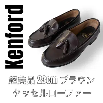 Kenford 켄포드 23cm 브라운 로퍼 태슬 가죽 신발 브라운