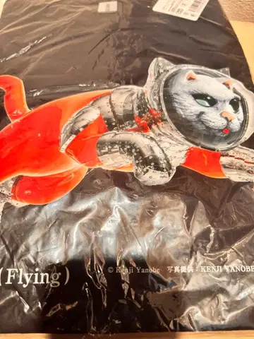 ship's cat flying 티셔츠 M 사이즈