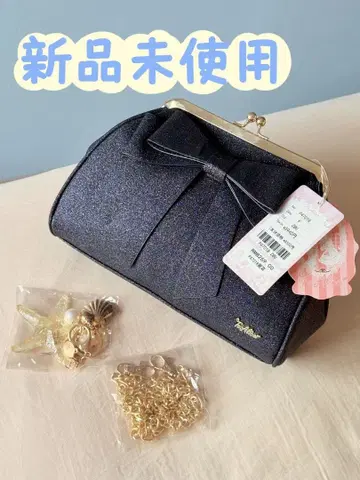 [ ToAlice ] 빅 리본 숄더백 네이비