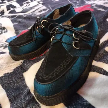 T.U.K 러버 솔 크리퍼 펑크 로카빌리 락 us8 레어