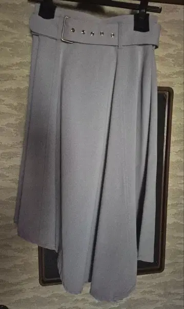 레이디 아젤 벨트 스커트