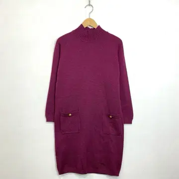 살바토레 페라가모 니트 원피스 이탈리아제 퍼플 VINTAGE