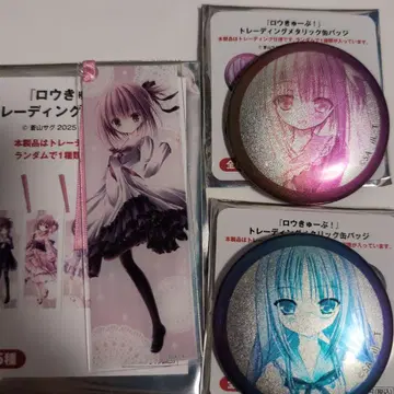 라이트 노벨전 로큐브 미나토 토모카 나가츠카 사키 아크릴 책갈피 캔뱃지