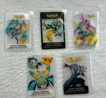 포켓몬 하츠네 미쿠 포케미쿠 라라포트 TOKYO BAY 클리어 카드 전종