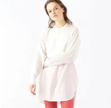 맥피 코튼 몰스킨 튜닉 셔츠 *tomorrowland