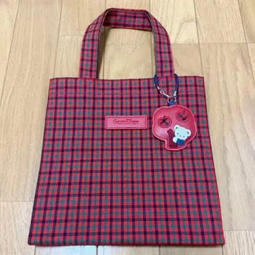 familiar 파밀리아 토트백 소 빨간색 계열 파밀리아 체크