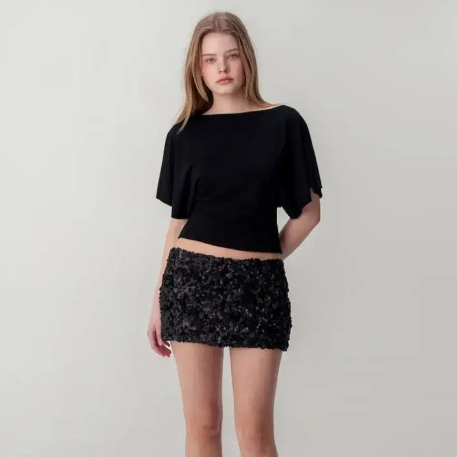 Glowny lace ruffle mini skirt | Bunjang Global