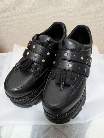 ESPERANZA 큐빅 스터드 통굽 스니커즈 L 사이즈