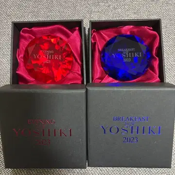YOSHIKI 디너쇼 2023 기념품 페이퍼 웨이트