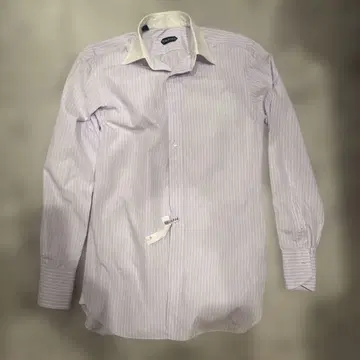 톰포드 연보라 스트라이프 긴팔 셔츠 38