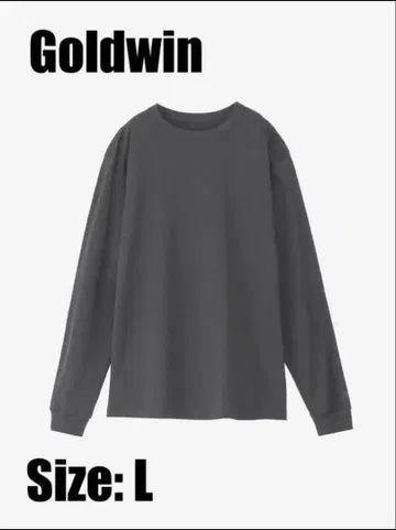 Goldwin 리오옵티마 페이퍼 롱 슬리브 T셔츠 사이즈 L 그레이