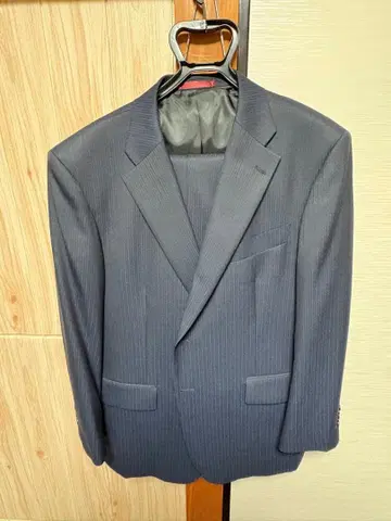 [ 새상품급 ] Kansai Yamamoto 다크 그레이 스트라이프 수트