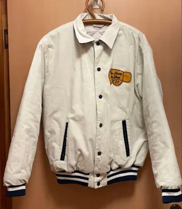 Chicago Boxing 코듀로이 스타디움 자켓 화이트