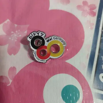 오사카 만박 독일 파빌리온 한정판 와! 독일 로고 핀 배지 1개 새상품