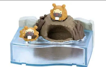 리멘트 포켓몬 느긋한 타임 강에서 잠시 휴식 비버니 피규어