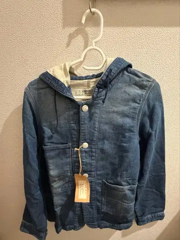 OMNIGOD 후드 부착 데님 자켓