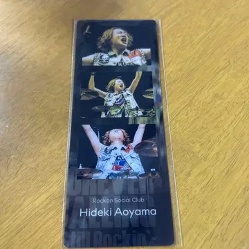 히데키 아오야마 포토 카드 Rockon Social Club