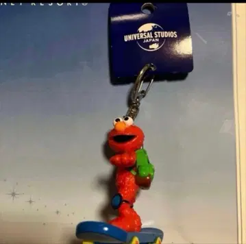 유니버설 USJ 엘모 고고 스케이트보드 키링