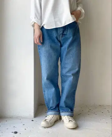 NATURAL LAUNDRY 12oz 셀비지 데님 팬츠