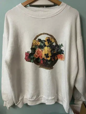 빈티지 80s 프린트 맨투맨