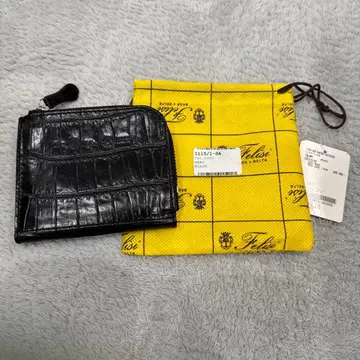 페리지 블랙 접이식 지갑 부속 주머니 포함