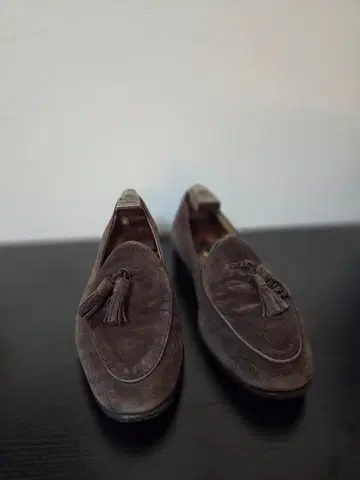 Berwick 다크 브라운 스웨이드 로퍼