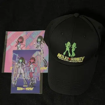 밀키 웨이 캡 모자 TSUTAYA 순회 POP UP SHOP