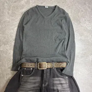 archive edwin thermal v neck l/s tee