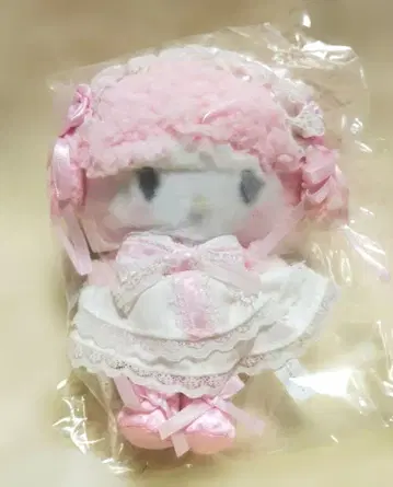 마이 스위트 피아노 화이트 프릴 마스코트 홀더 산리오