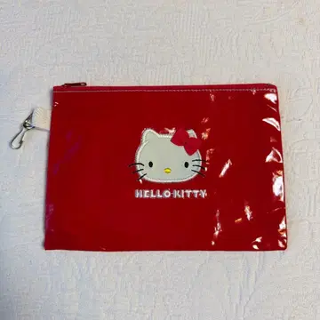 헬로키티 에나멜 파우치 금장 장식 포함 일본제 산리오