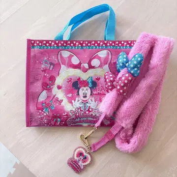 미니 파루파루자 백 & 숄더 스트랩 세트