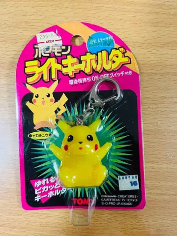 포켓몬 라이트 키링 피카츄 레트로 새상품