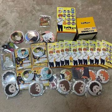 하이큐 캔뱃지 애니메이션 굿즈 묶음 판매