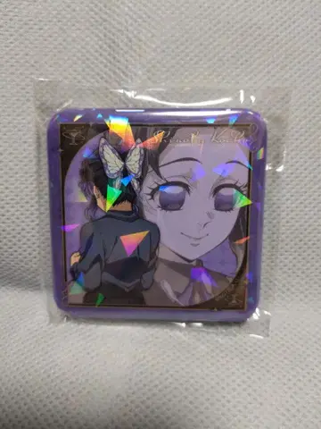 귀멸의 칼날 모크텔 바 긴자 컬렉션 로토 글리터 캔뱃지 코쵸우 시노부