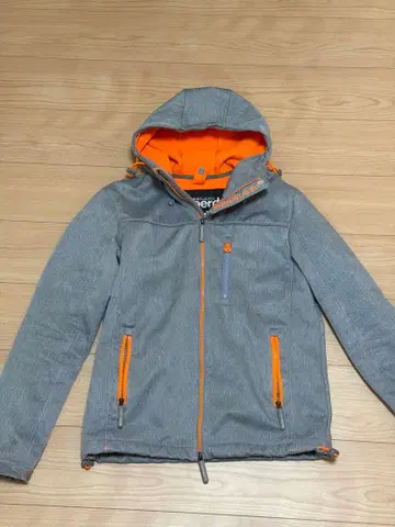 Superdry 윈드트레커 자켓 M 그레이/오렌지