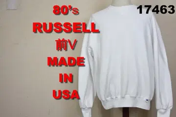 80's 러셀 전면 V 맨투맨 USA제 17463 빈티지 80 5