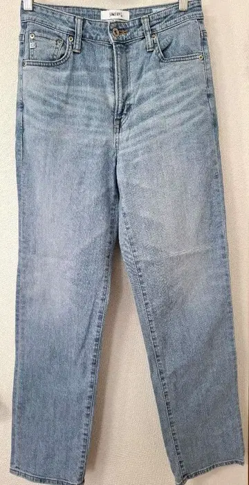 SOMETHING 엘사 하이웨스트 스트레치 스트레이트 팬츠 S